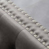 Glam Velvet Sofa with Jeweled Accents