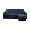 Cozy Corner Convertible Sofa with Storage