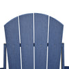 Navy Blue Folding Adirondack Chair - Perfect for Outdoor Relaxation!