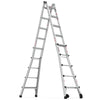 Versatile Wheels-Up Ladder