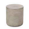 Light Gray Outdoor Concrete Side Table