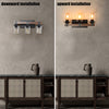 Rustic 3-Light Farmhouse Vanity Sconce