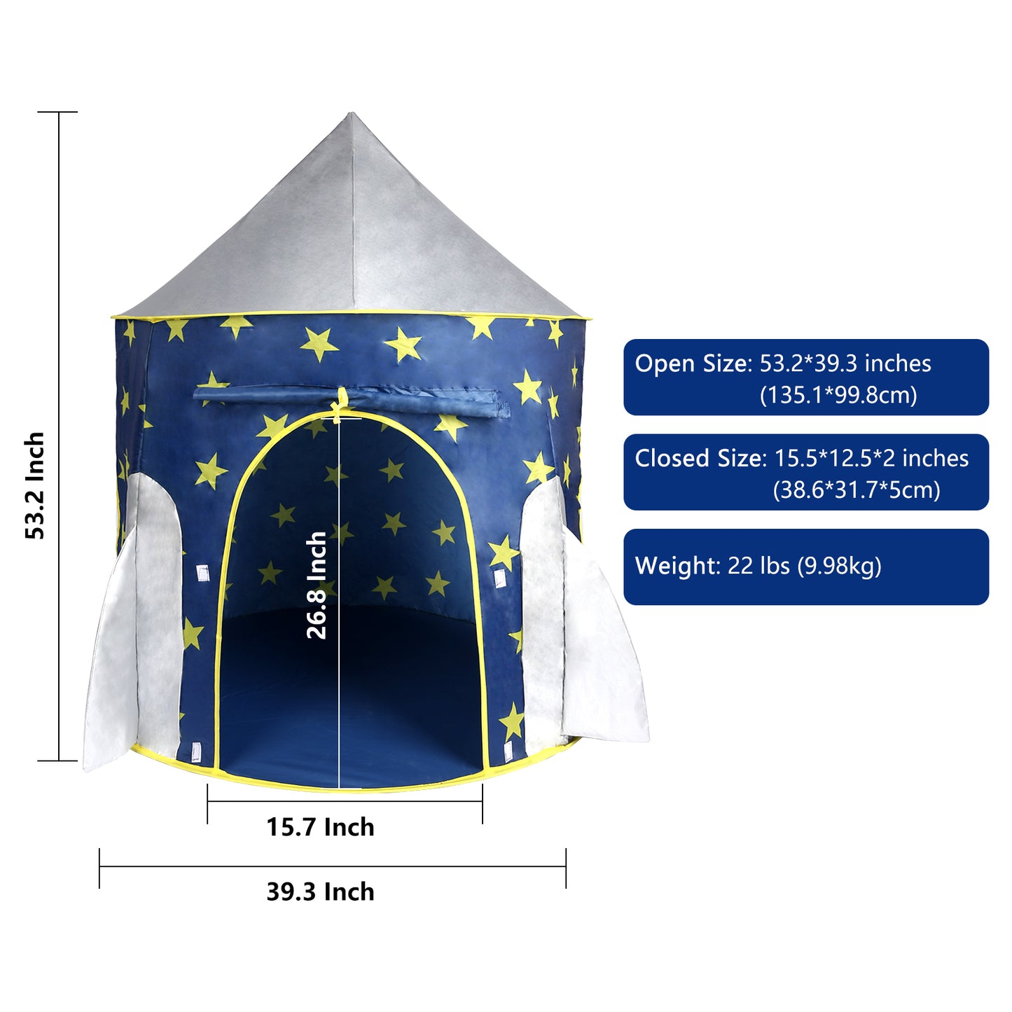 Rocket Unicorn Play Tent