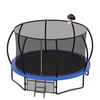 Kid's Fun Jump Trampoline with Safety Net & Ladder