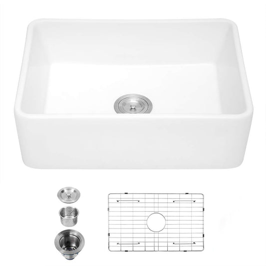 Charming Farmhouse White Apron Sink