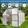 All-Season Walk-In Polycarbonate Greenhouse with Heavy-Duty Base