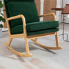 Cozy Green Rocking Chair - Perfect for Nurseries & Living Rooms