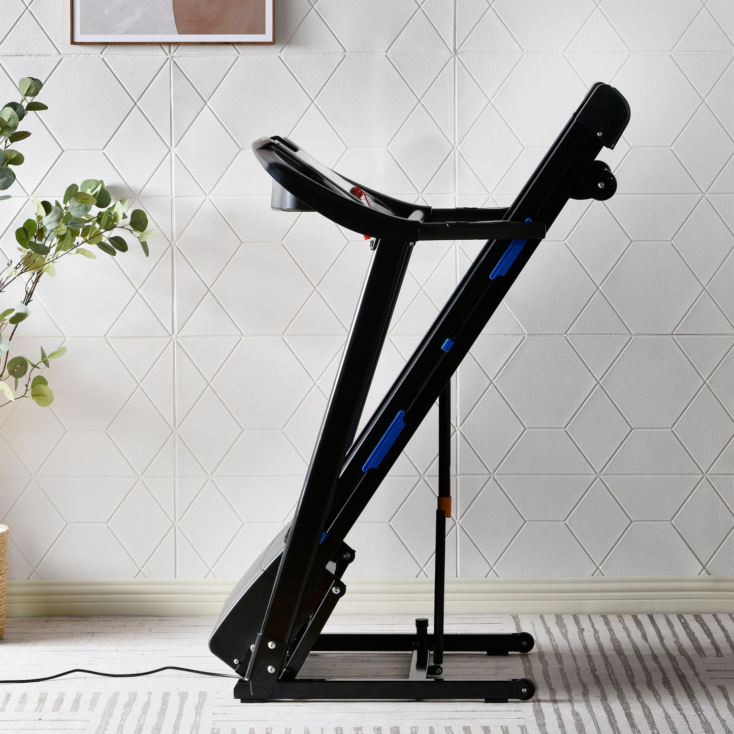 Smart Foldable Treadmill with Bluetooth & Incline