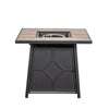 Cozy Outdoor Propane Fire Table with Weather Cover