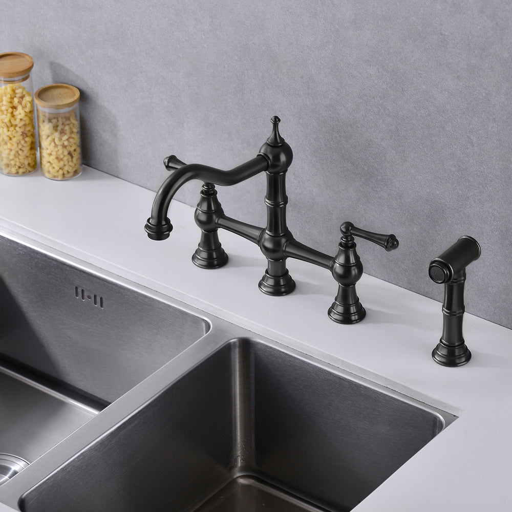 Versatile Kitchen Faucet with Pull-Out Spray