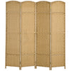 Chic Privacy Screen - Stylish 4-Panel Room Divider