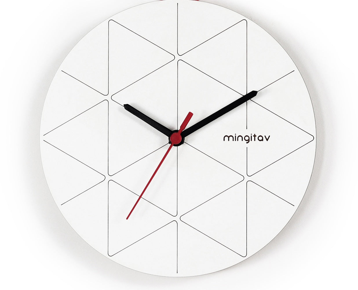 Crimson Minuet Wall Clock