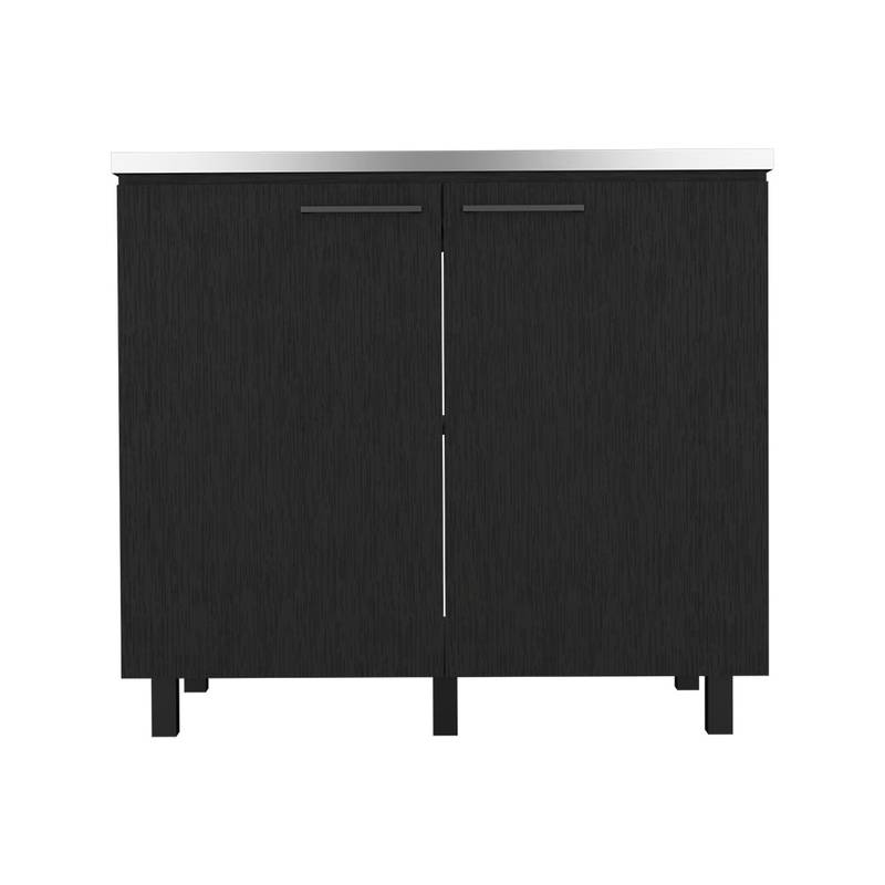 Burwood Black Utility Sink Cabinet