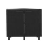 Burwood Black Utility Sink Cabinet