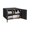 Mobile Black Copier & Printer Cabinet