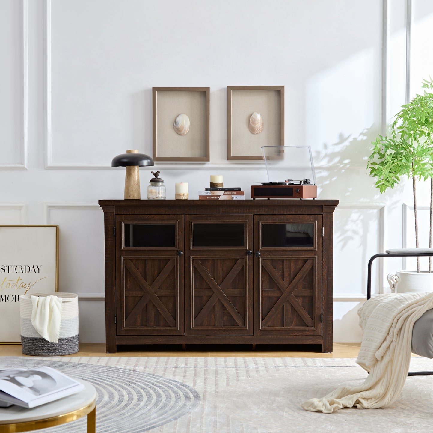 Charming Farmhouse Buffet Cabinet