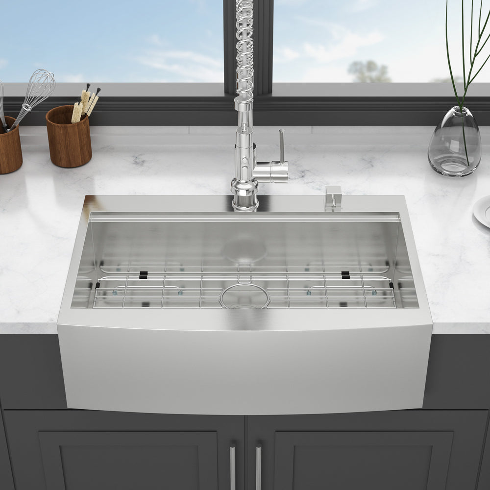 Farmhouse Stainless Steel Workstation Sink