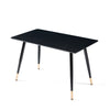 Sleek Black Dining Table for Smart Living