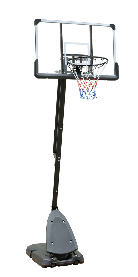 Ultimate Portable Basketball Hoop - Adjustable Height & Easy Roll!