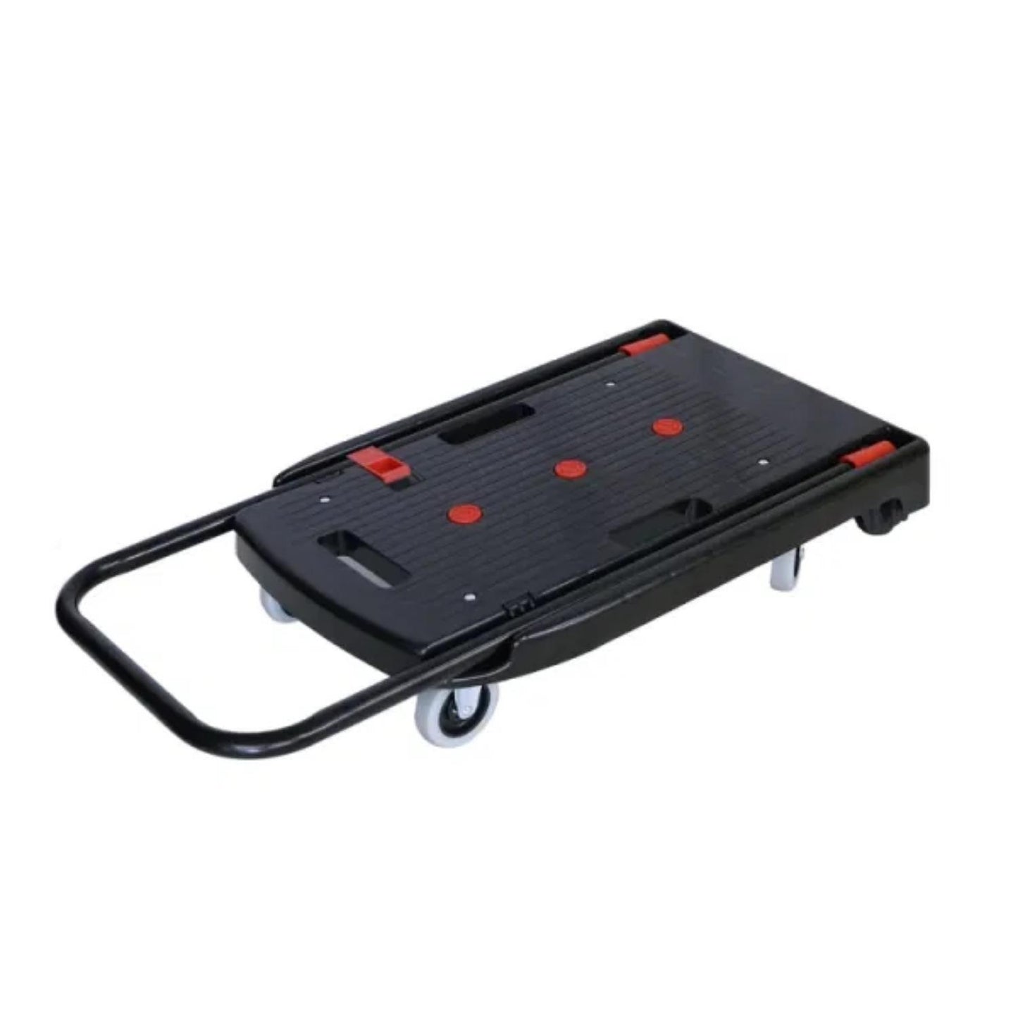 Versatile Foldable Black Trolley Cart