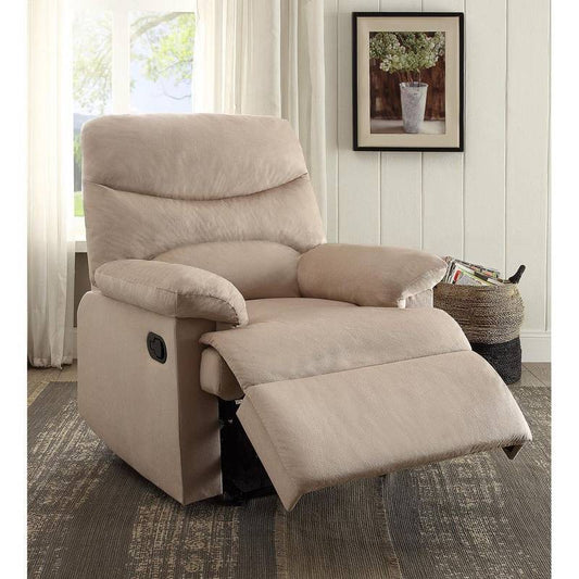 Cozy Motion Recliner in Beige Fabric