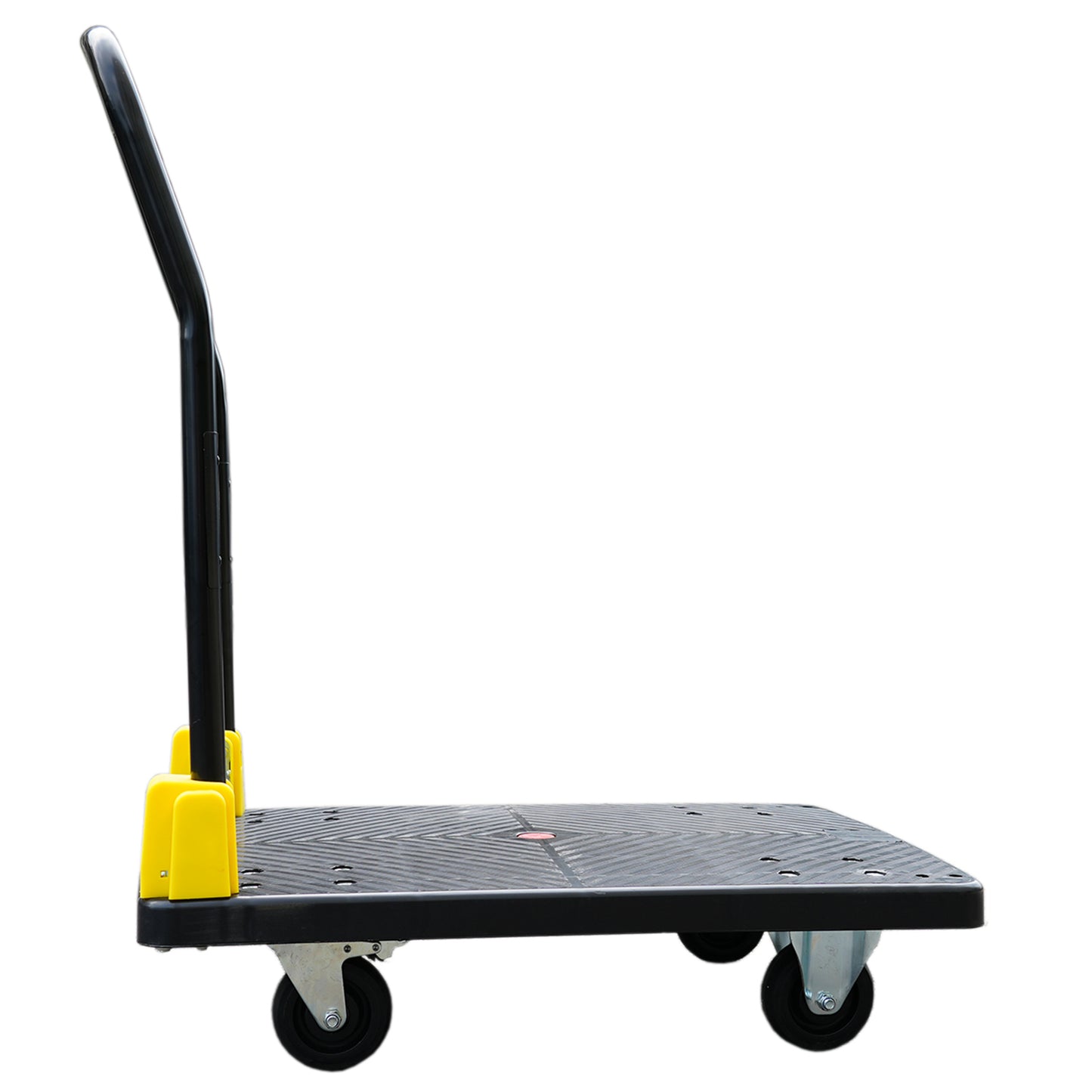 Foldable Heavy-Duty Hand Truck with Swivel Brakes