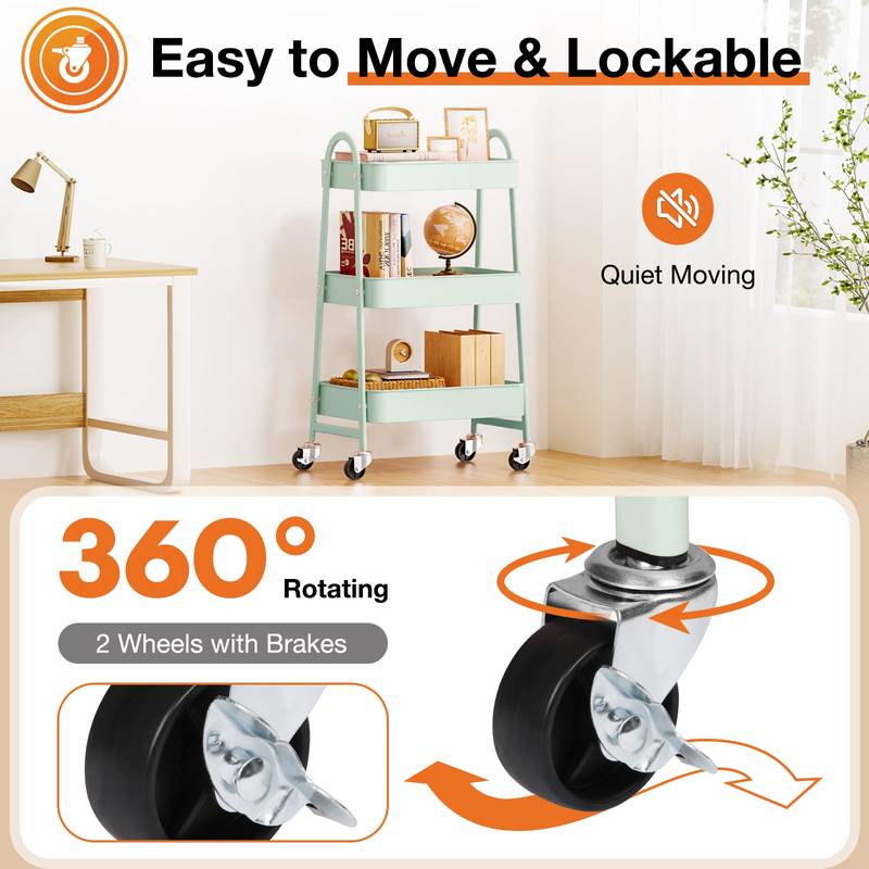 Versatile Rolling Utility Cart