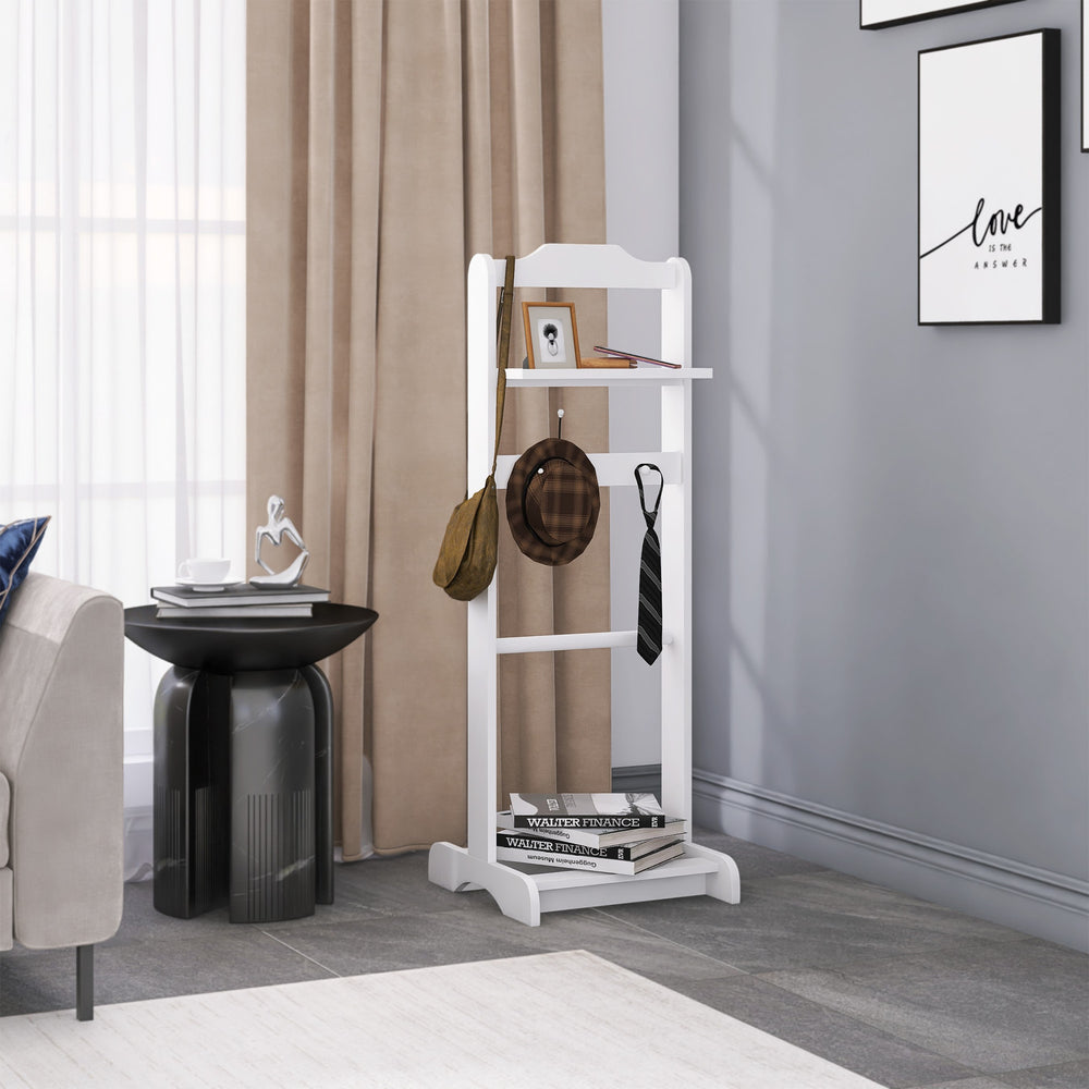 Stylish Portable Garment Rack with Storage