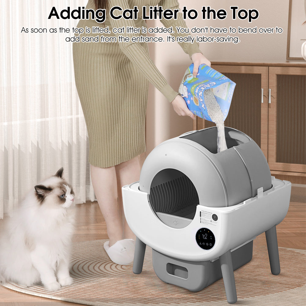 Smart Self-Cleaning Cat Litter Box