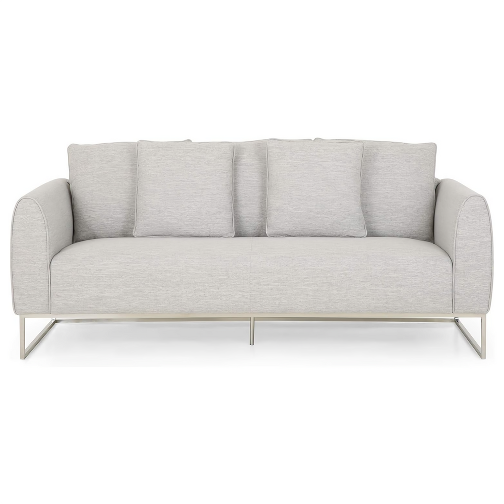 Chic & Cozy Gray 2-Seater Sofa