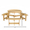 Gather 'Round: Spacious Outdoor Picnic Table Set