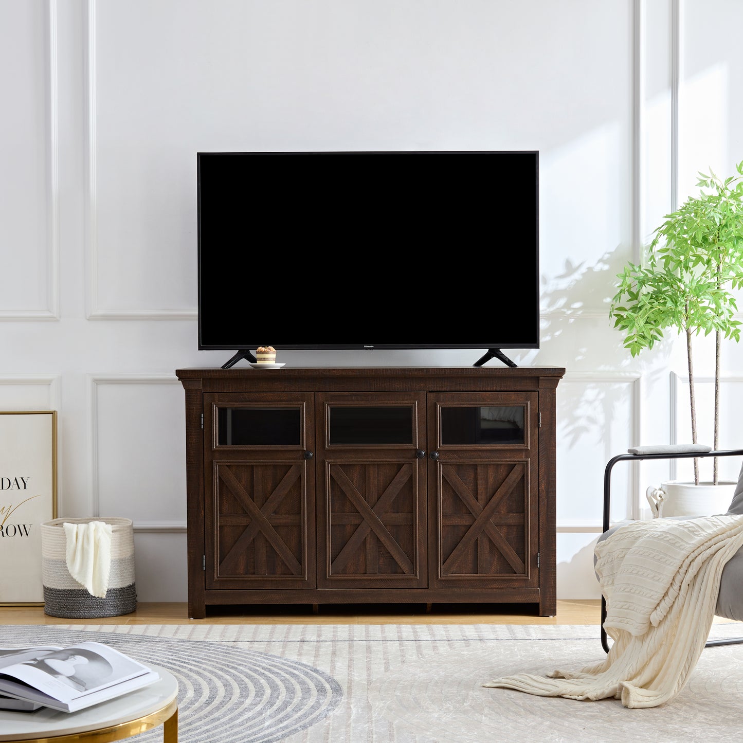 Charming Farmhouse Buffet Cabinet