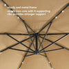 SunnyGlow Patio Umbrella with LED Lights
