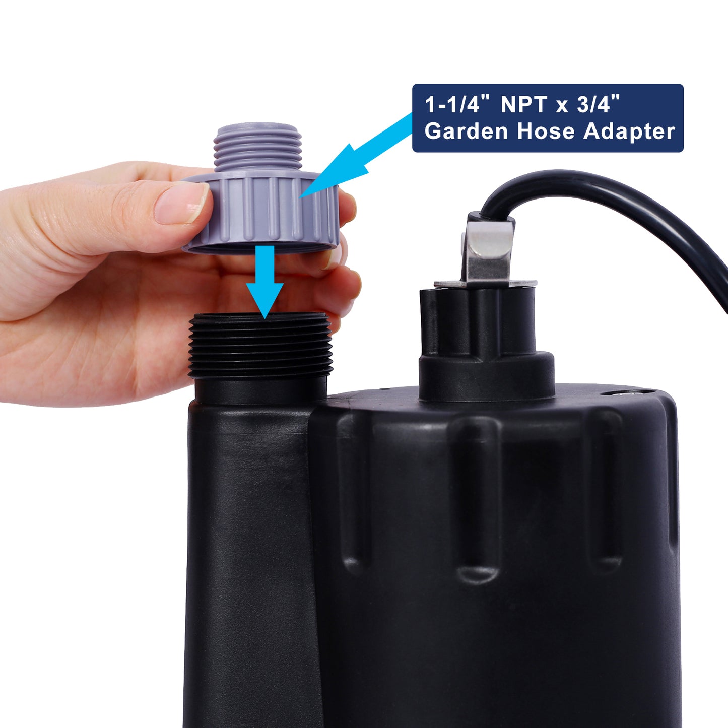 Power Pump Pro: Portable Submersible Water Pump