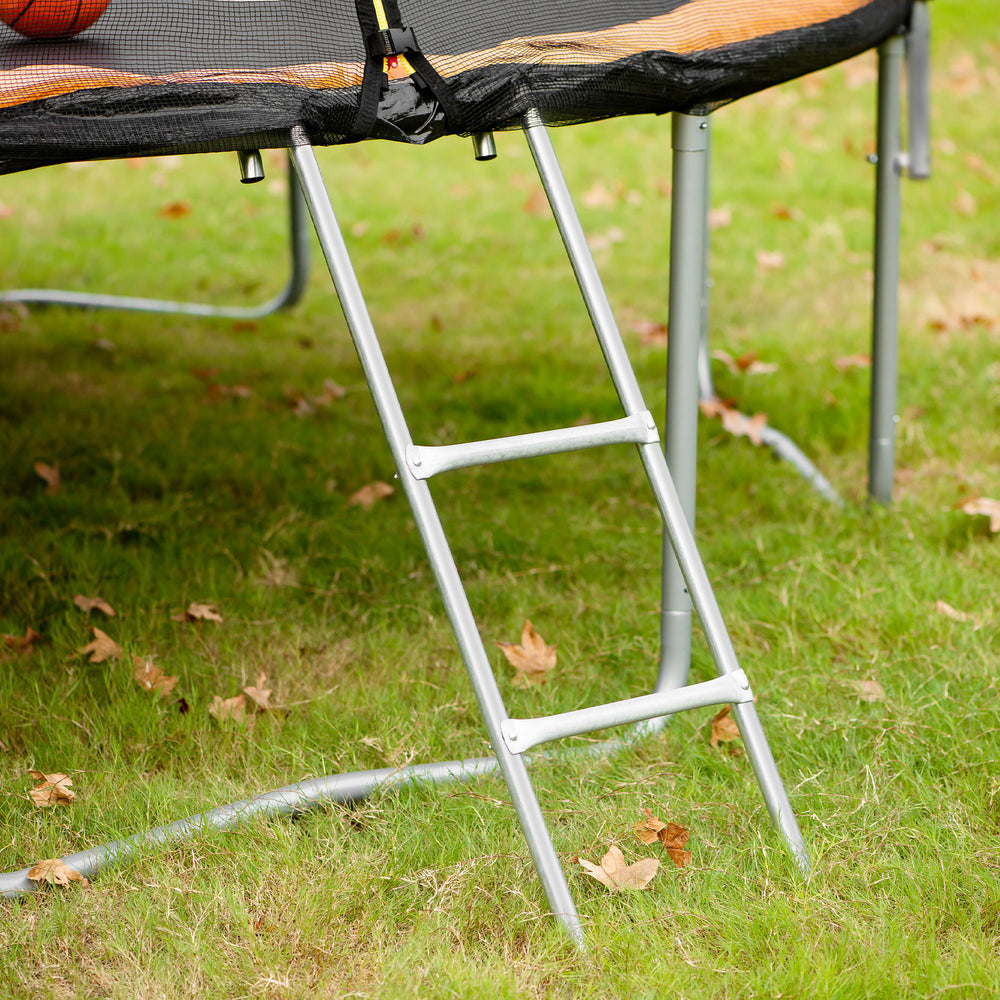 Jump & Dunk Trampoline with Safety Enclosure and Inflator