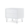 Sleek White Nightstand by ACME