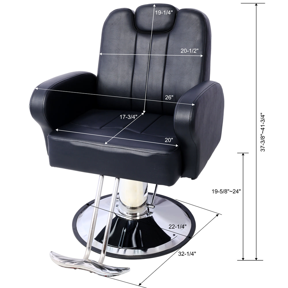 Chic & Sturdy Barber Chair - Comfort for Every Salon