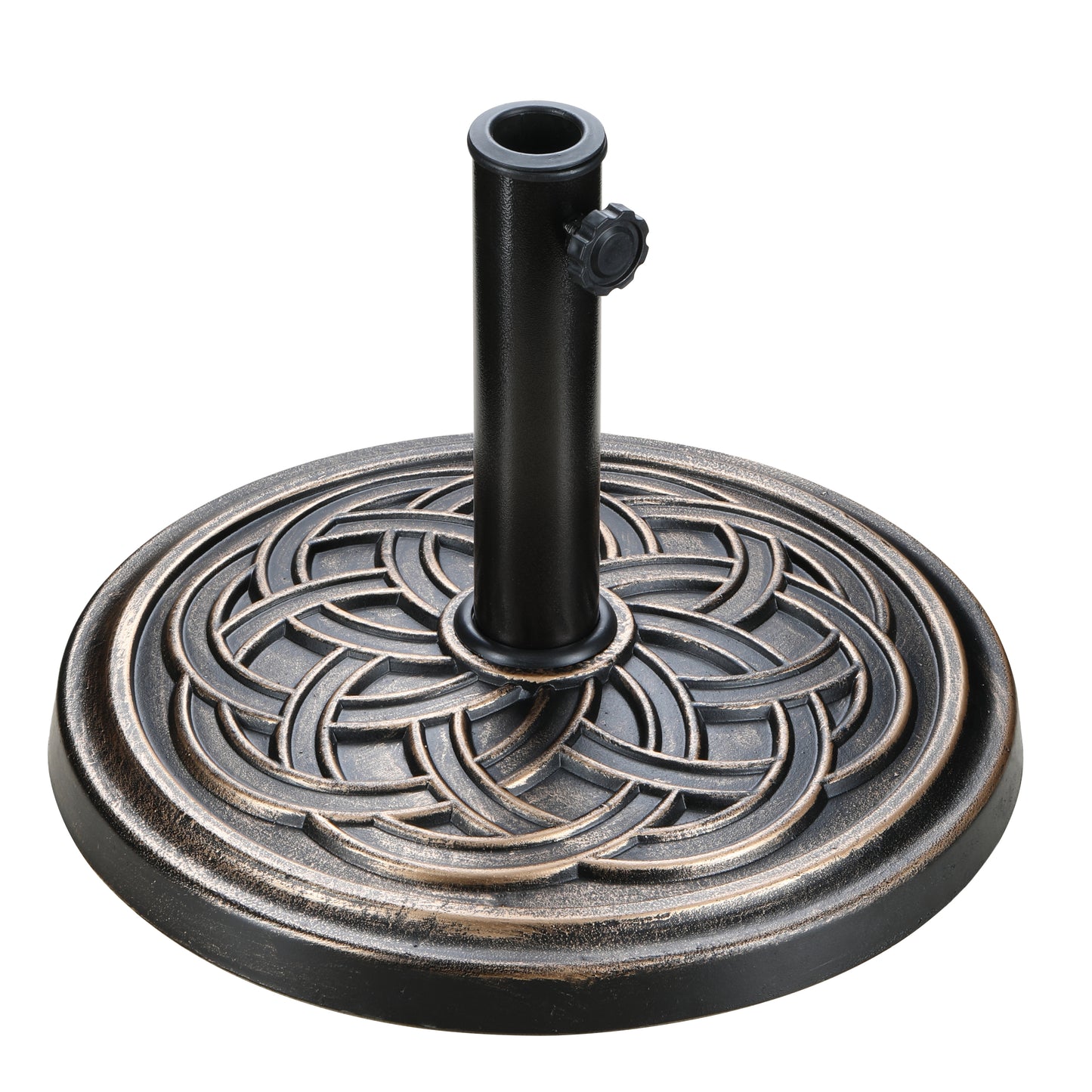 Sturdy Bronze Patio Umbrella Base