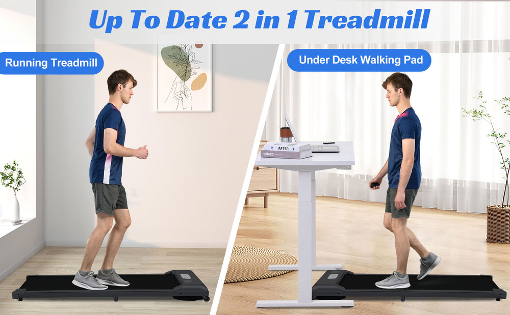 Versatile Under Desk Treadmill: Walk, Jog, Run at Home or Office