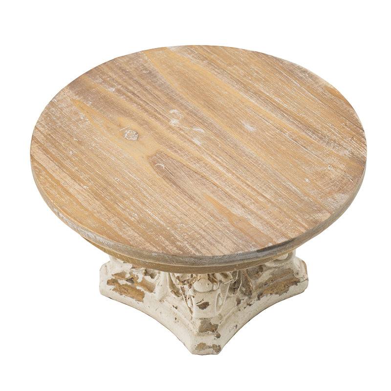 Charming Wooden Cake Stand with Sturdy Base