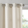 Cozy Plaid Fleece-Lined Curtain Panel