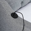 Linen Grey Daybed with Trundle and USB Charging