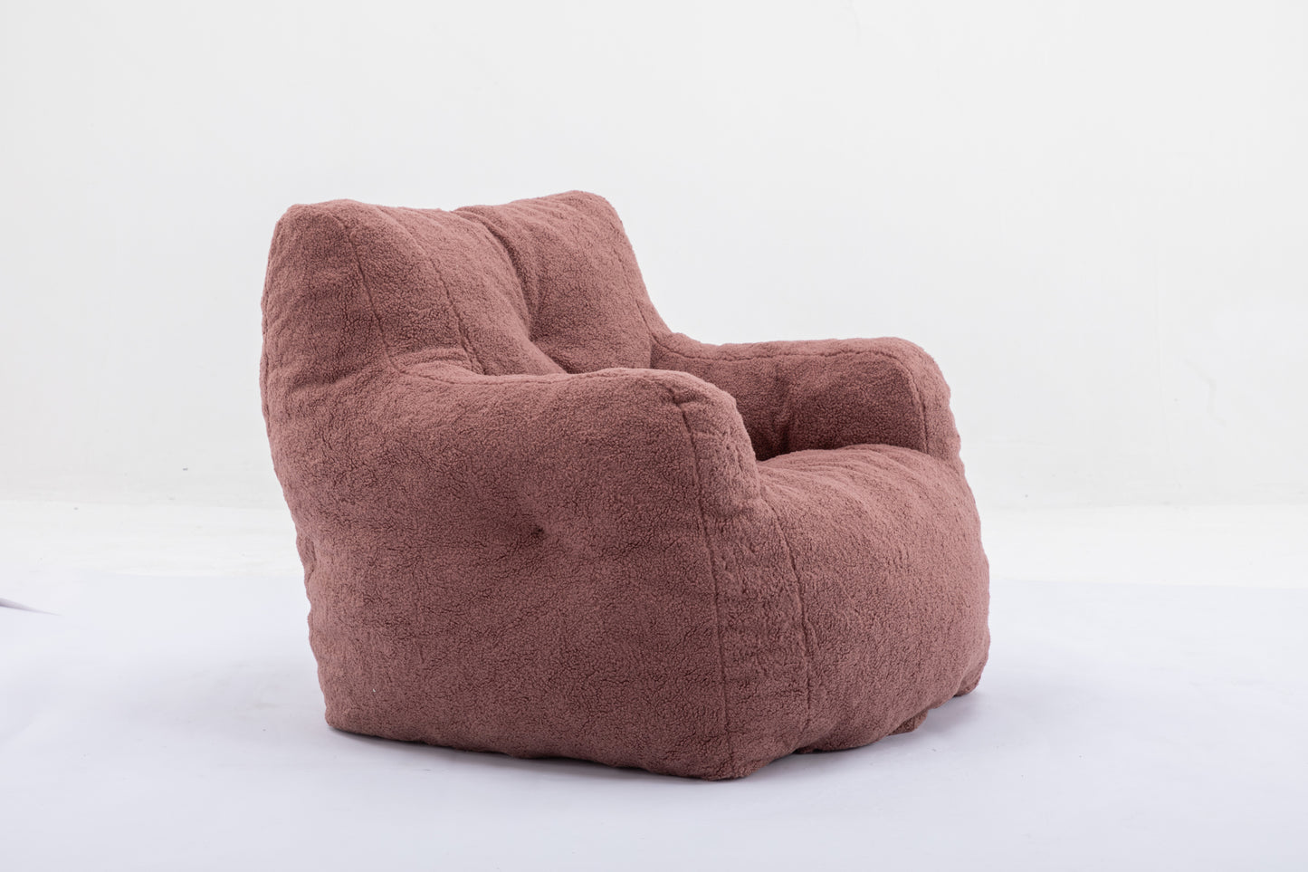 Cozy Teddy Foam Bean Bag Chair