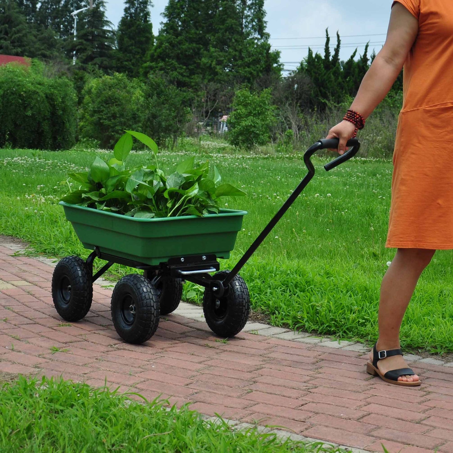 Green Glide Garden Dump Truck