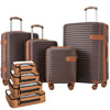 Travel Smart Luggage Set with Packing Cubes & TSA Lock