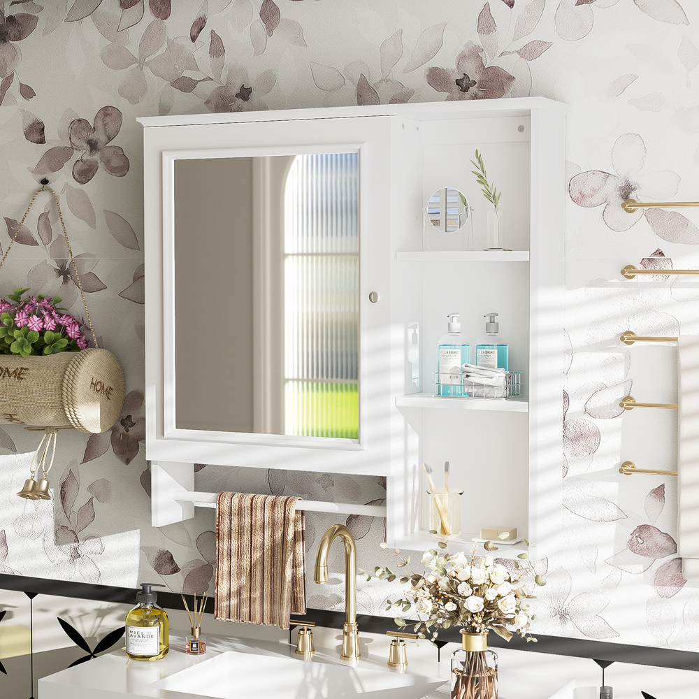 Mirror Magic Bathroom Storage Cabinet