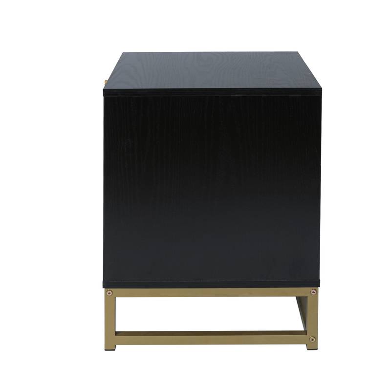 Chic Dual-Drawer Nightstand & Display Table