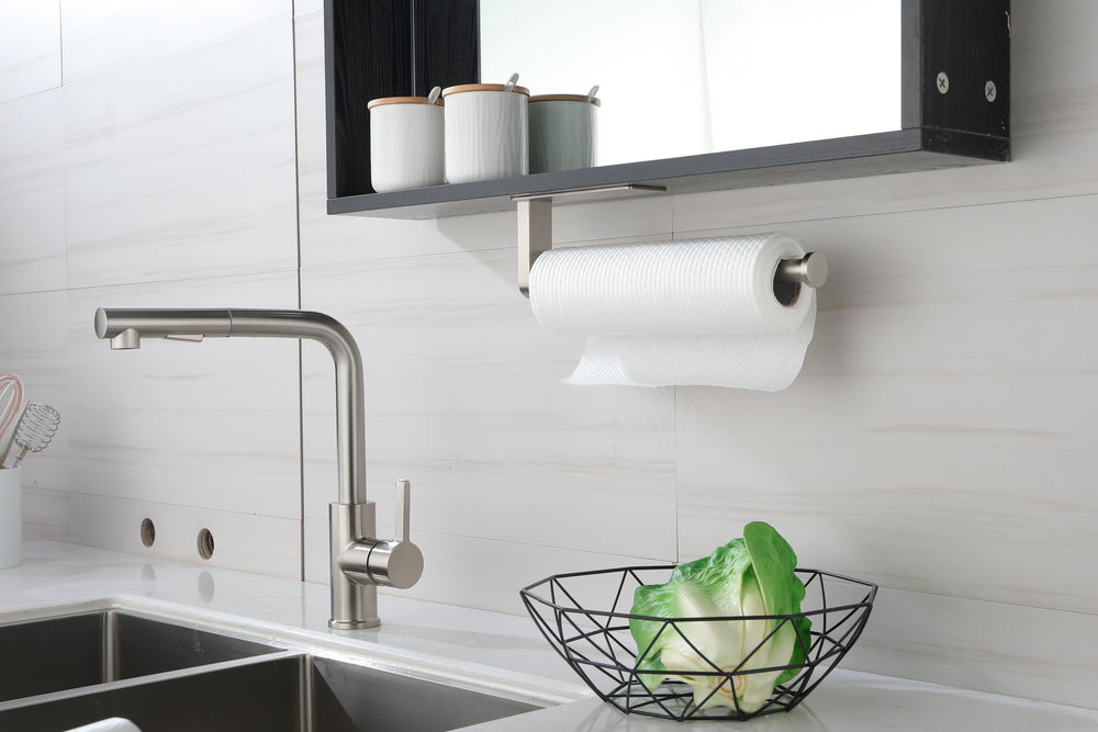 Stylish Under Cabinet Paper Towel Holder Set