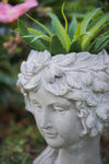 Stylish Concrete Face Planter