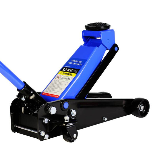 Blue Racer Hydraulic Floor Jack - Quick Lift & Low Profile